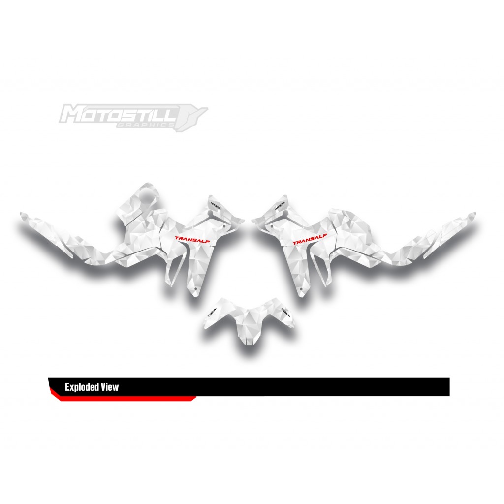 HONDA XL 750 TRANSALP 2023 - 2024 GRAPHIC SET - DECAL KIT