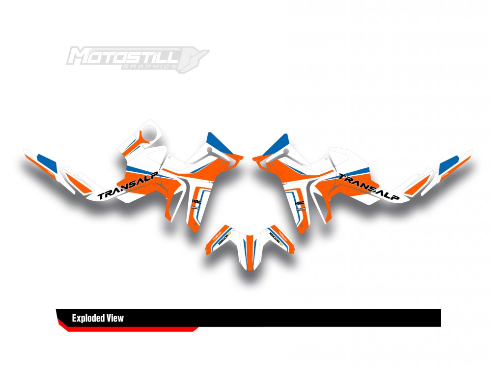 HONDA TRANSALP 750 / 2023 - 2024 GRAPHIC STICKER SET DECAL KIT