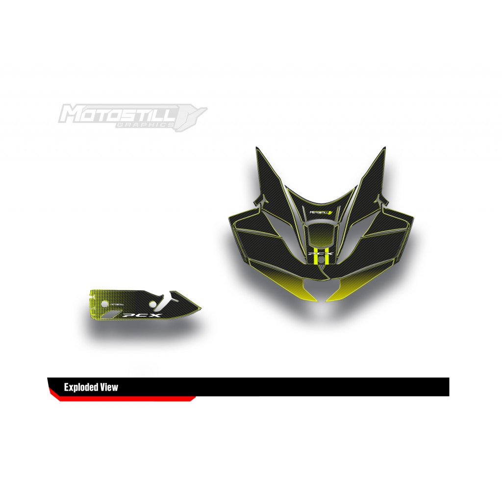 HONDA PCX 125 2025 PROTECTION GRPHIC KIT HONDA PCX 125 2025 PROTECTION GRPHIC KIT