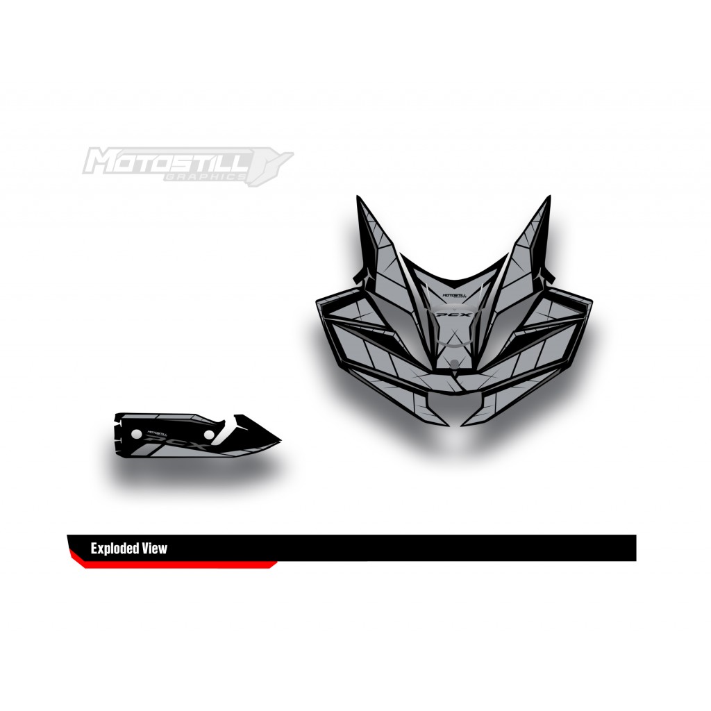 HONDA PCX 125 2025 PROTECTION GRPHIC KIT HONDA PCX 125 2025 PROTECTION GRPHIC KIT