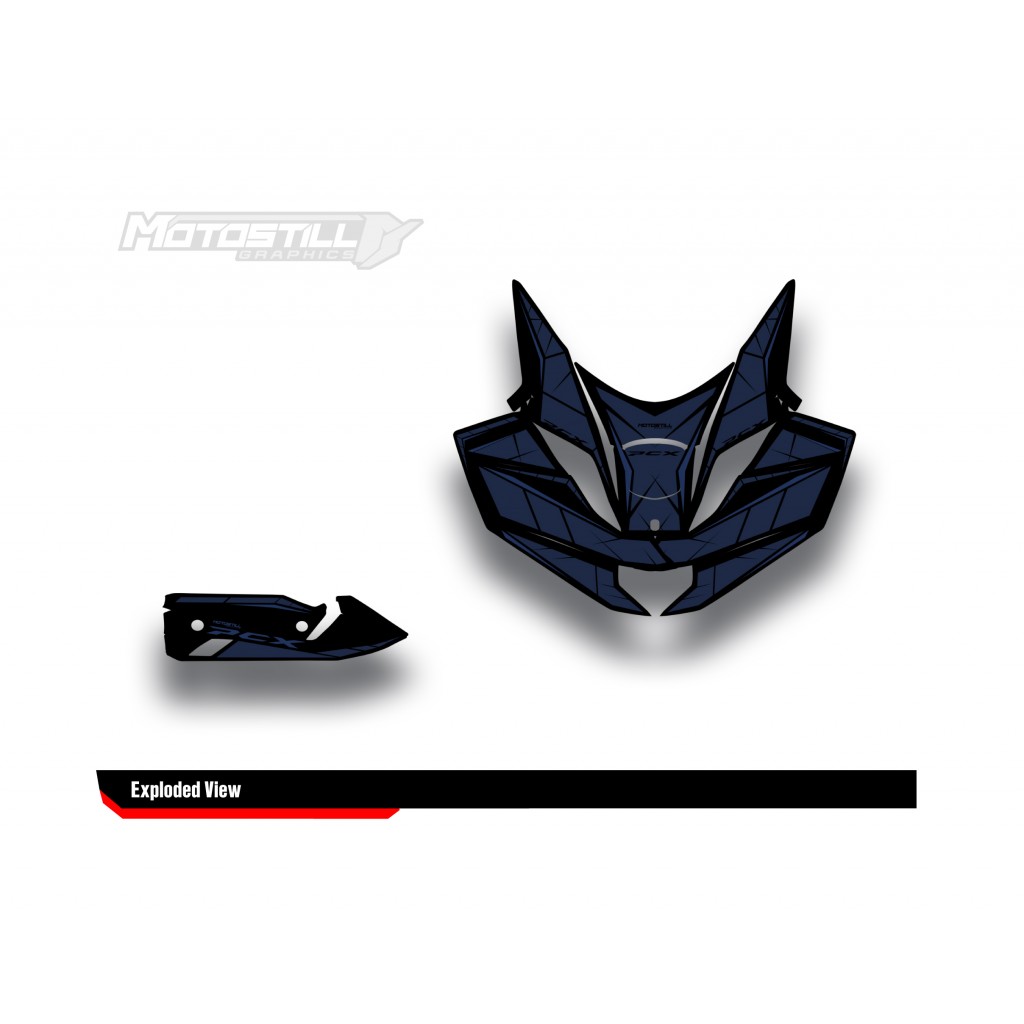 HONDA PCX 125 2025 PROTECTION GRPHIC KIT HONDA PCX 125 2025 PROTECTION GRPHIC KIT