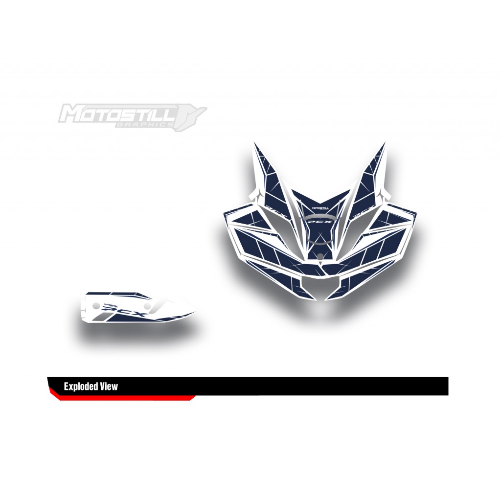 HONDA PCX 125 2025 PROTECTION GRPHIC KIT HONDA PCX 125 2025 PROTECTION GRPHIC KIT