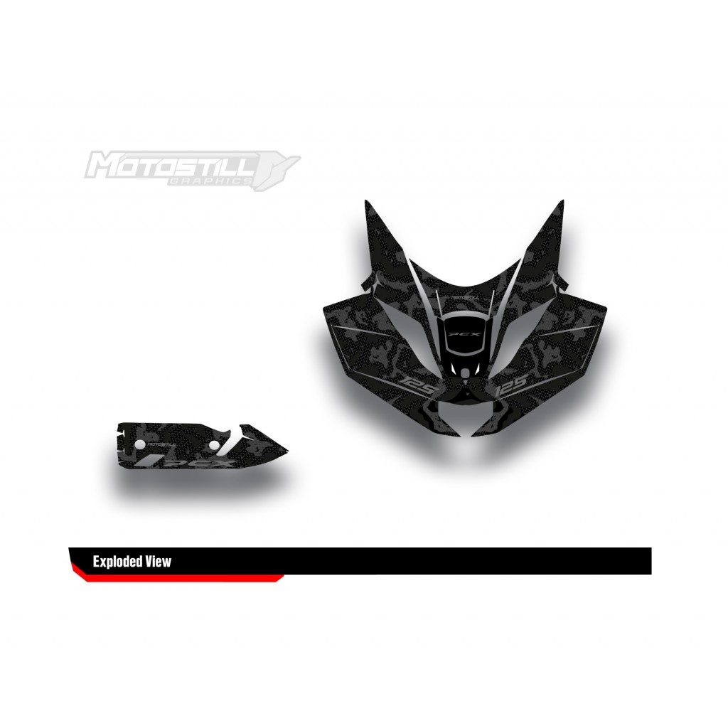 HONDA PCX 125 2025 PROTECTION GRPHIC KIT HONDA PCX 125 2025 PROTECTION GRPHIC KIT