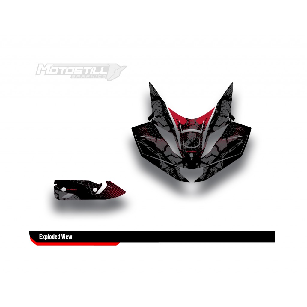 HONDA PCX 125 2025 PROTECTION GRPHIC KIT HONDA PCX 125 2025 PROTECTION GRPHIC KIT