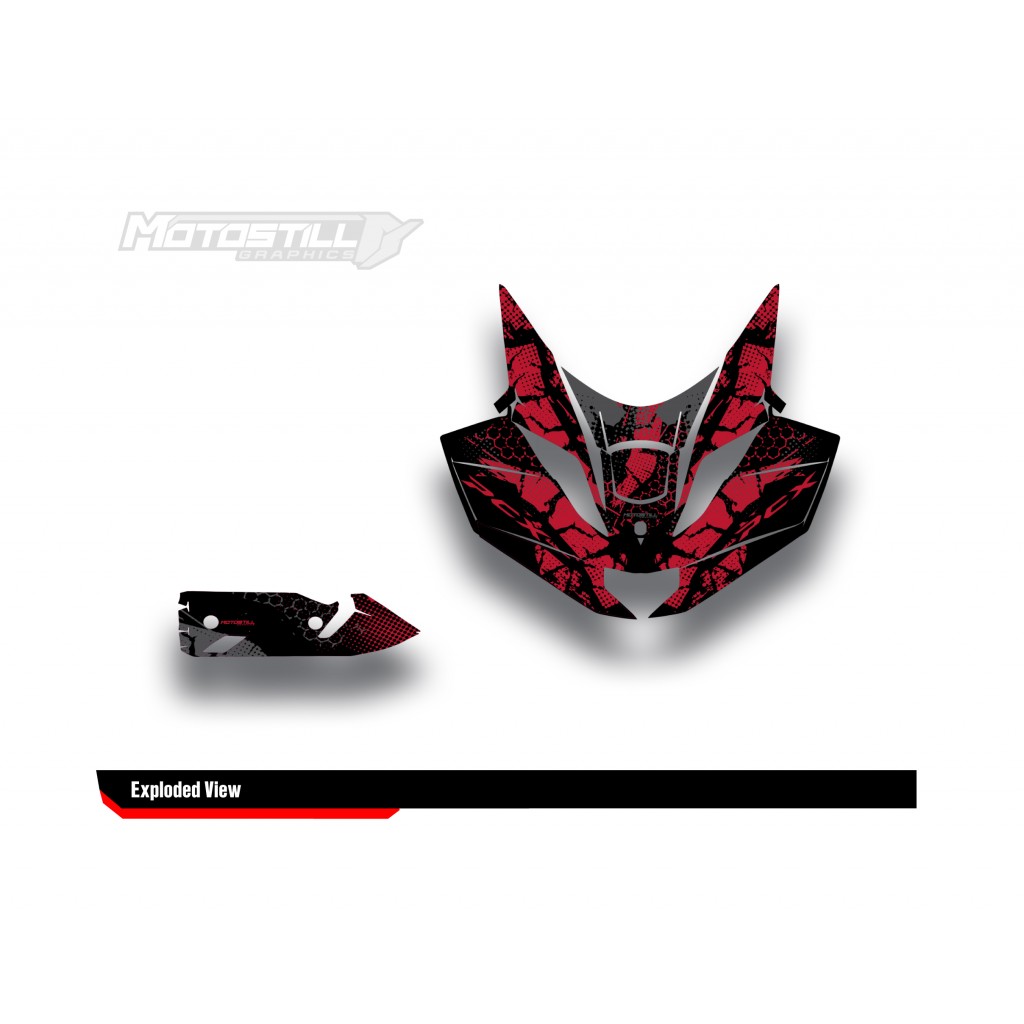 HONDA PCX 125 2025 PROTECTION GRPHIC KIT HONDA PCX 125 2025 PROTECTION GRPHIC KIT