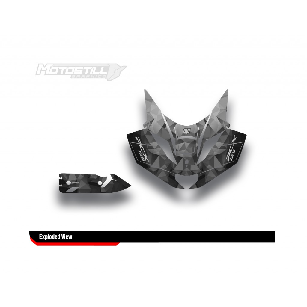 HONDA PCX 125 2025 PROTECTION GRPHIC KIT HONDA PCX 125 2025 PROTECTION GRPHIC KIT