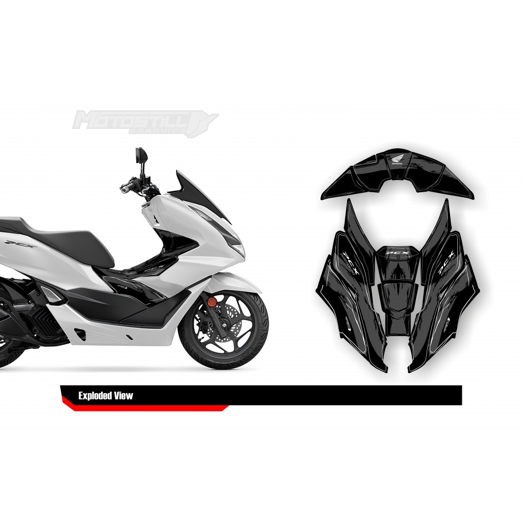 HONDA PCX 2021-2024 PROTECTION GRPHIC KIT
