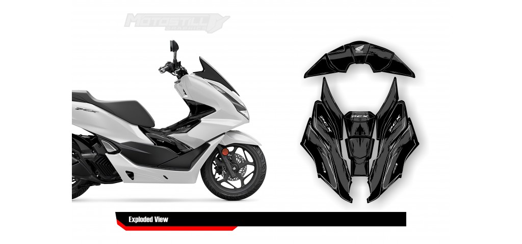 HONDA PCX 2021-2024 PROTECTION GRPHIC KIT