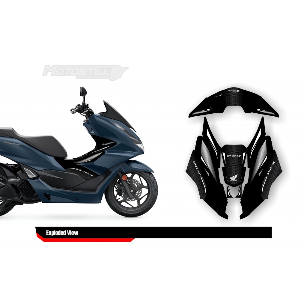 HONDA PCX 2021-2024 PROTECTION GRPHIC KIT