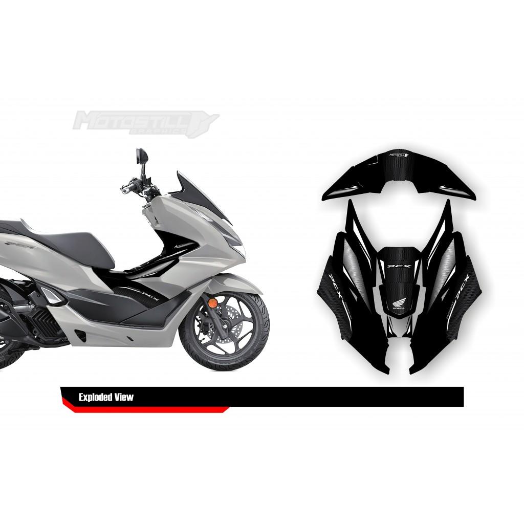 HONDA PCX 2021-2024 PROTECTION GRPHIC KIT