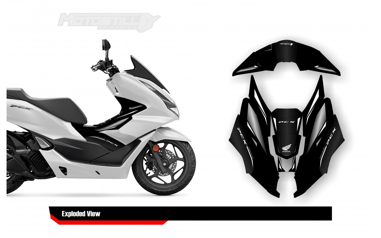 HONDA PCX 2021-2024 PROTECTION GRPHIC KIT