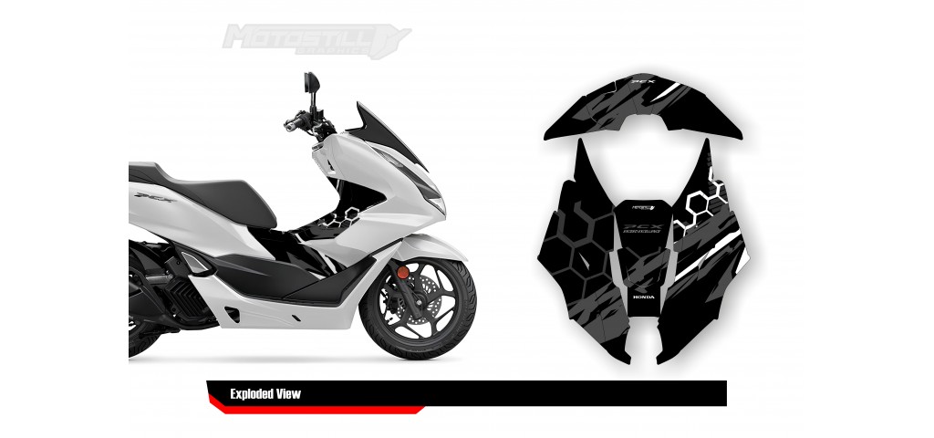 HONDA PCX 2021-2024 PROTECTION GRPHIC KIT