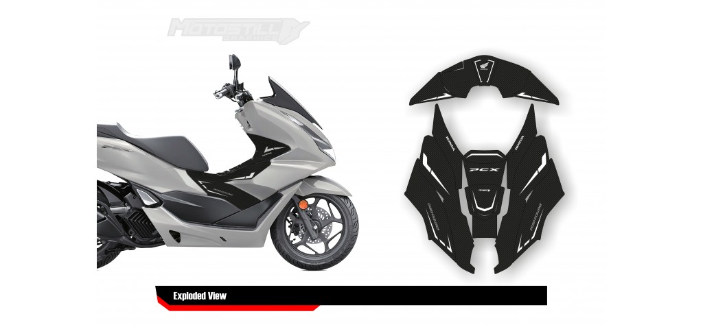 HONDA PCX 2021-2024 PROTECTION GRPHIC KIT