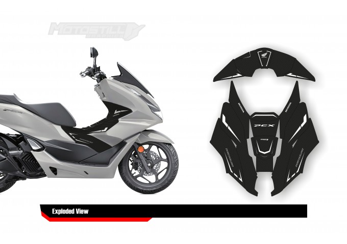 HONDA PCX 2021-2024 PROTECTION GRPHIC KIT