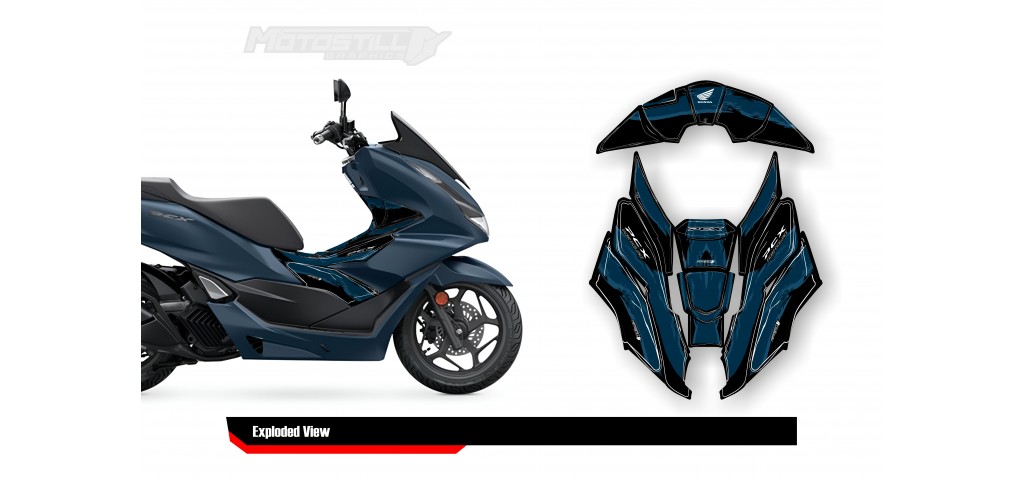 HONDA PCX 2021-2024 PROTECTION GRPHIC KIT