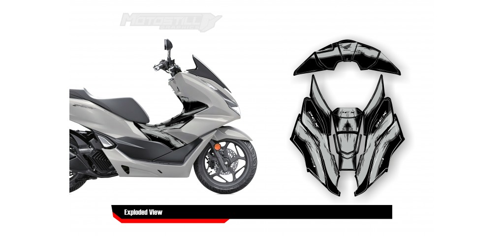 HONDA PCX 2021-2024 PROTECTION GRPHIC KIT