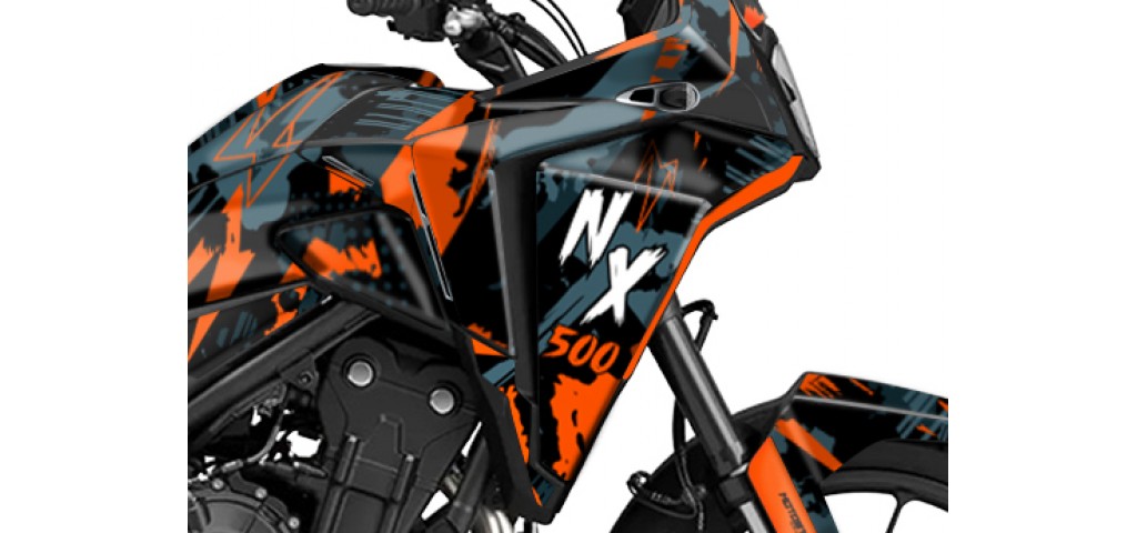 HONDA NX 500 2024-2026 GRAPHIC SET - DECAL KIT