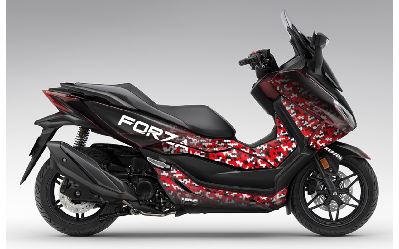 HONDA FORZA 250-300-350 GRPHIC SET / DECAL KIT