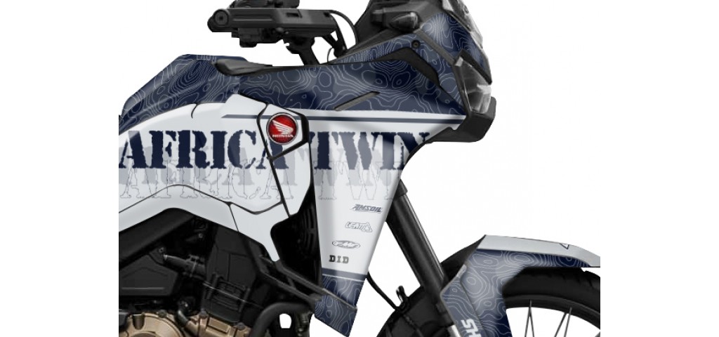 HONDA AFRICA TWIN 2024-2025 GRAPHIC SET / DECAL KIT
