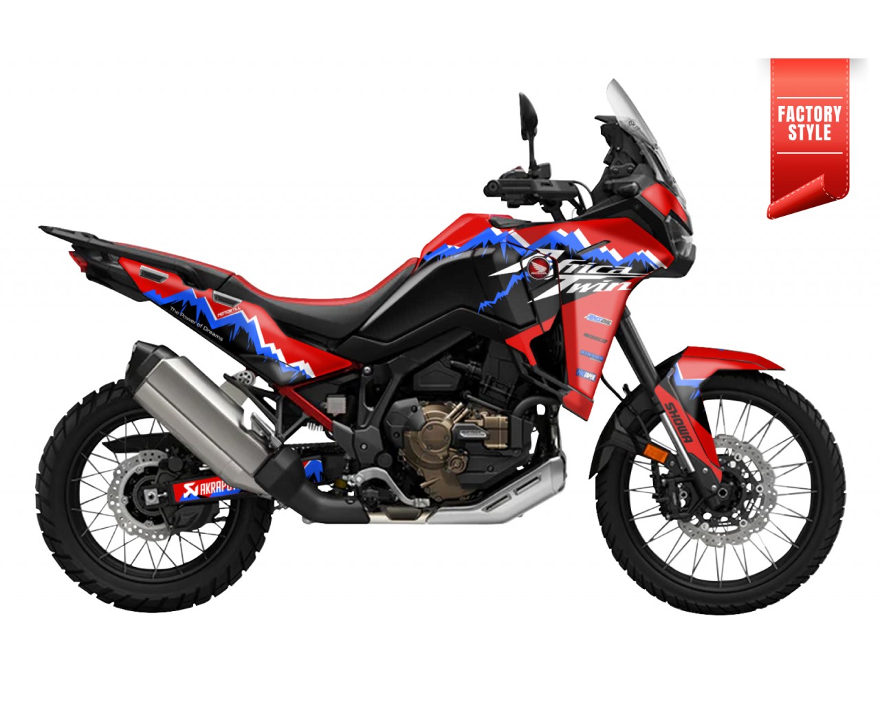 HONDA AFRICA TWIN 2024-2025 GRAPHIC SET / DECAL KIT