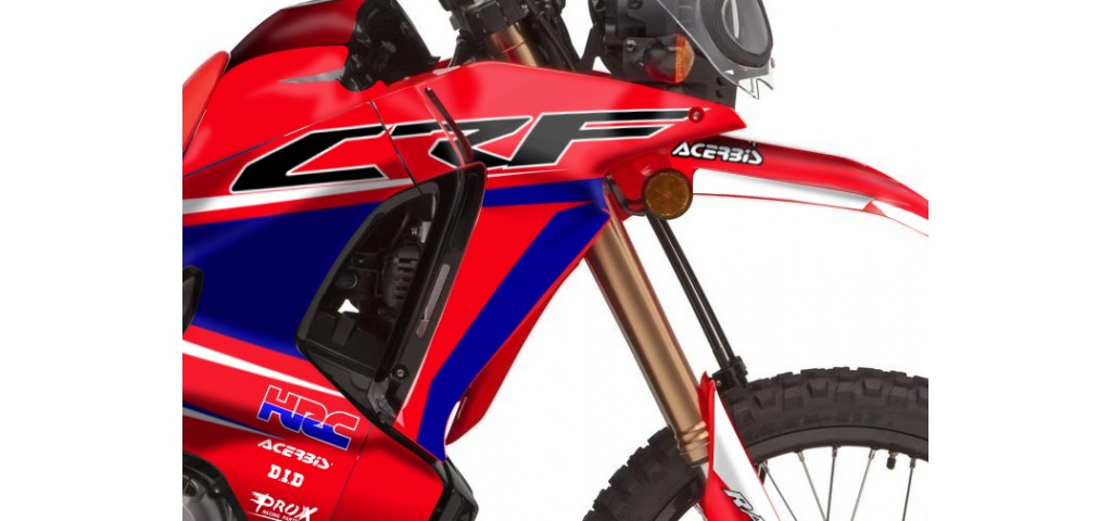HONDA CRF 250-300 RALLY GRAPHIC SET - DECAL KIT