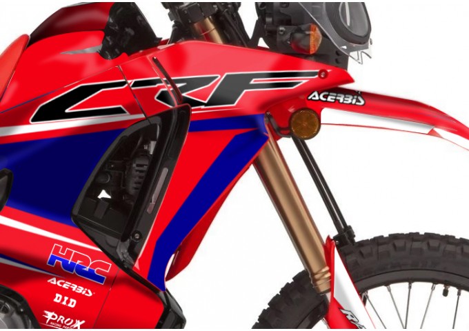 HONDA CRF 250-300 RALLY GRAPHIC SET - DECAL KIT