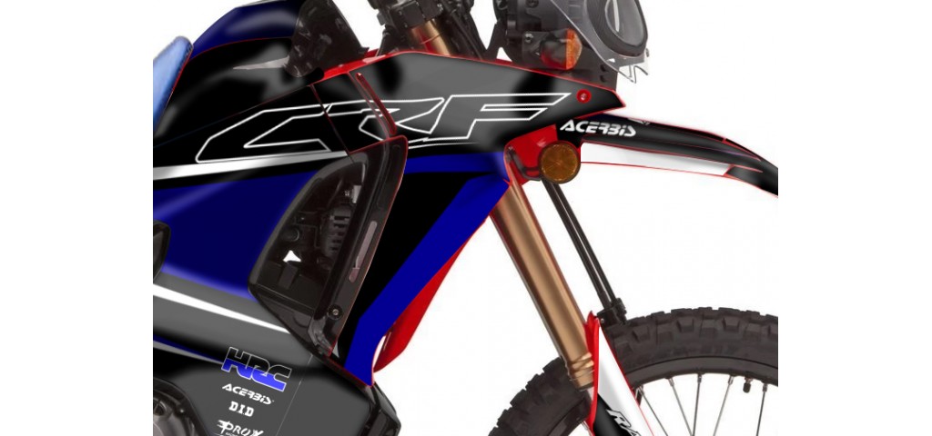 HONDA CRF 250-300 RALLY GRAPHIC SET - DECAL KIT