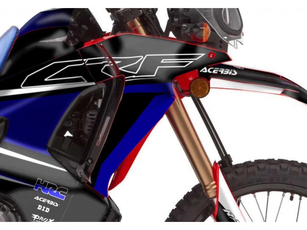HONDA CRF 250-300 RALLY GRAPHIC SET - DECAL KIT