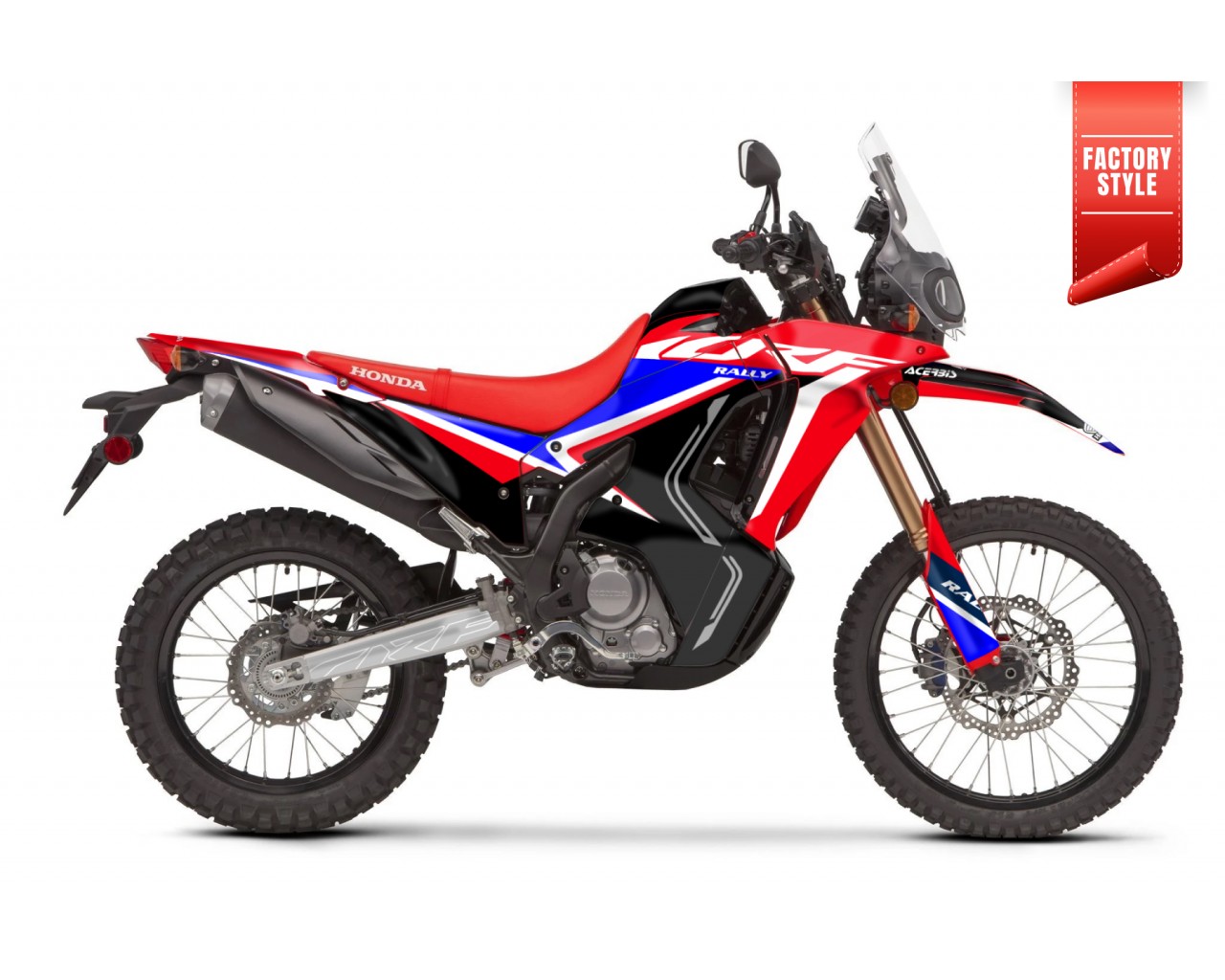 HONDA CRF 250-300 RALLY GRAPHIC SET - DECAL KIT