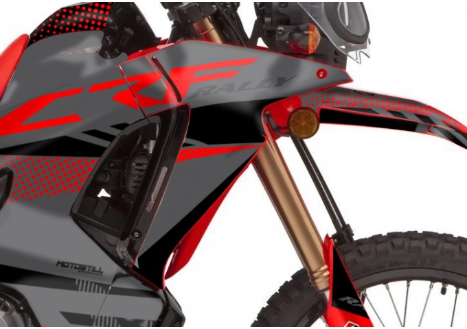 HONDA CRF 250-300 RALLY GRAPHIC SET - DECAL KIT