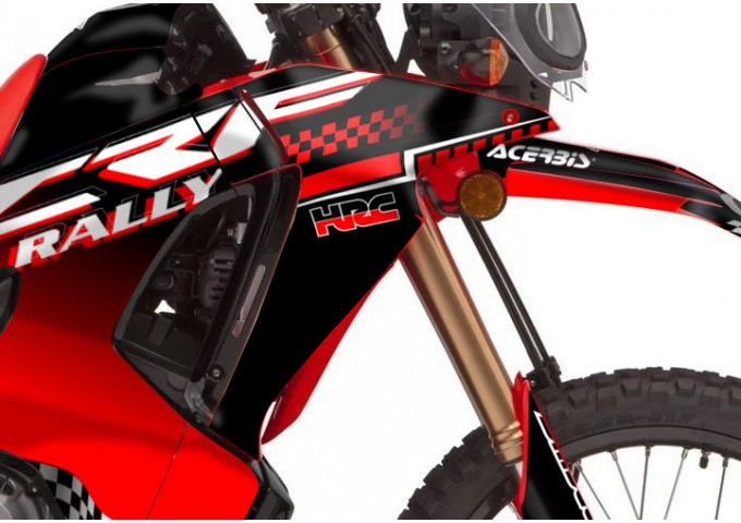 HONDA CRF 250-300 RALLY GRAPHIC SET - DECAL KIT
