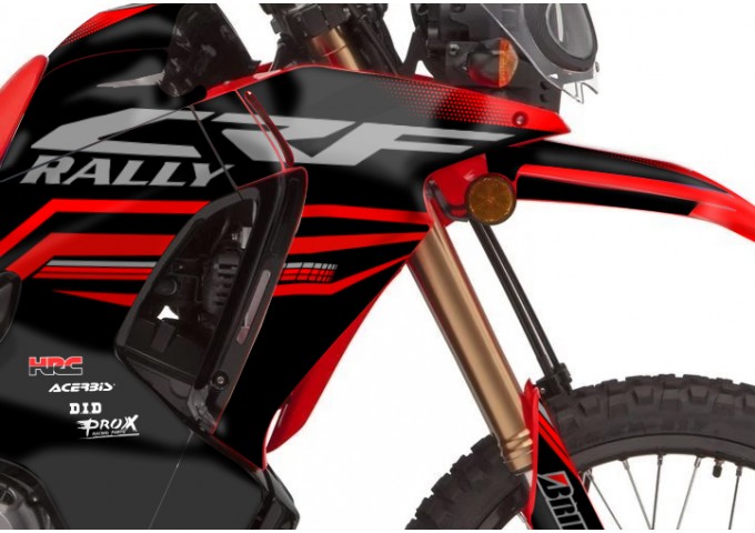 HONDA CRF 250-300 RALLY GRAPHIC SET - DECAL KIT