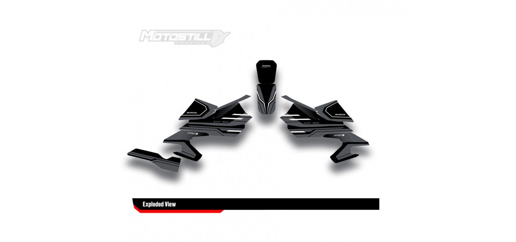 HONDA ADV 350 PROTECTION GRPHIC KIT