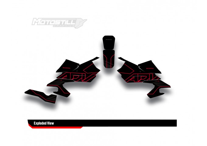 HONDA ADV 350 PROTECTION GRPHIC KIT