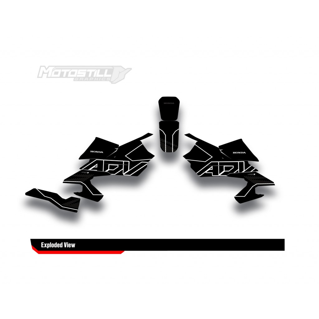 HONDA ADV 350 PROTECTION GRPHIC KIT