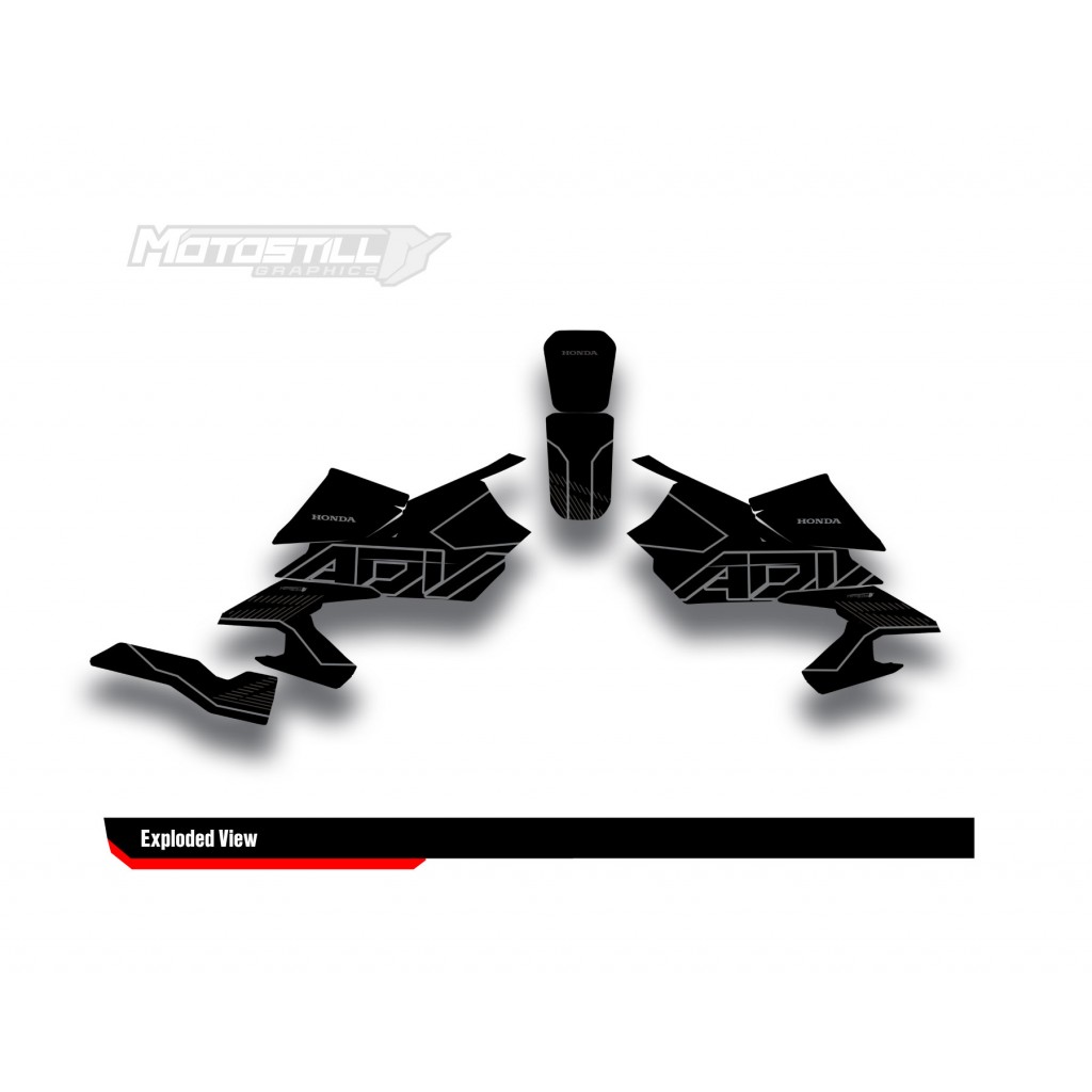 HONDA ADV 350 PROTECTION GRPHIC KIT