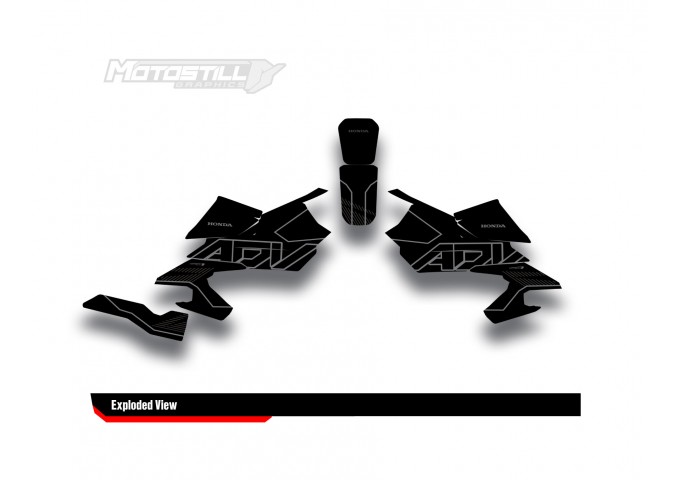 HONDA ADV 350 PROTECTION GRPHIC KIT