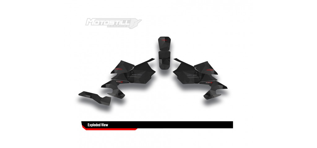 HONDA ADV 350 PROTECTION GRPHIC KIT