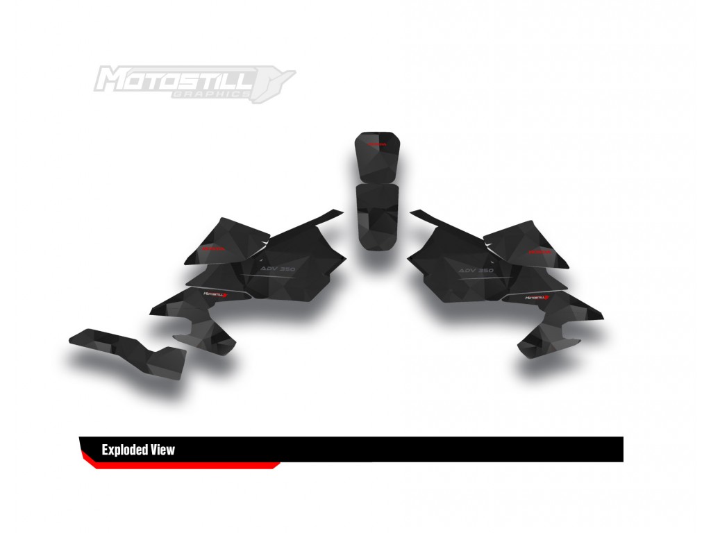 HONDA ADV 350 PROTECTION GRPHIC KIT