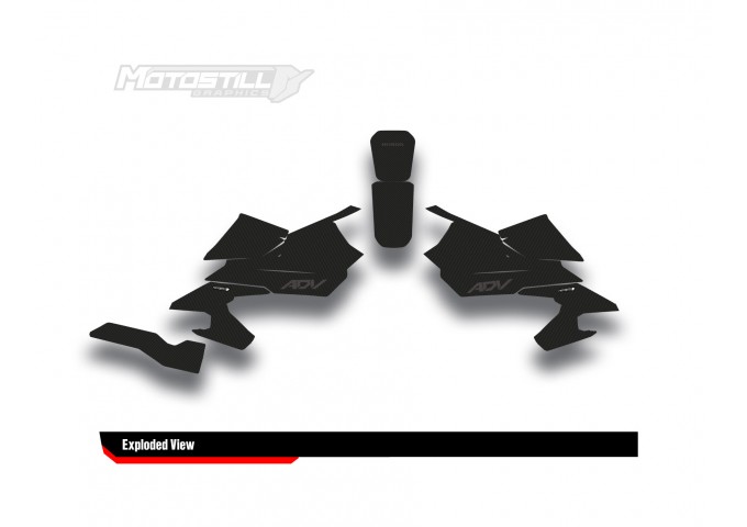 HONDA ADV 350 PROTECTION GRPHIC KIT