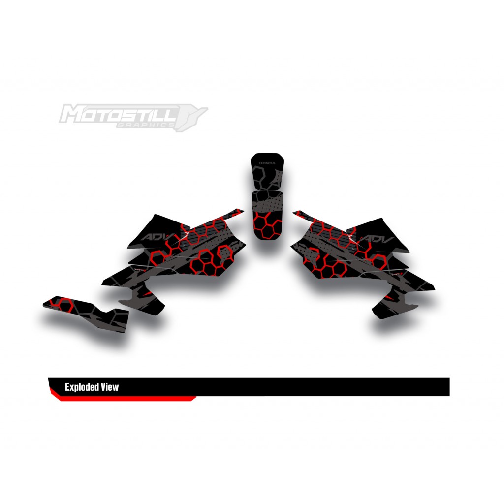 HONDA ADV 350 PROTECTION GRPHIC KIT