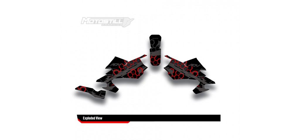 HONDA ADV 350 PROTECTION GRPHIC KIT