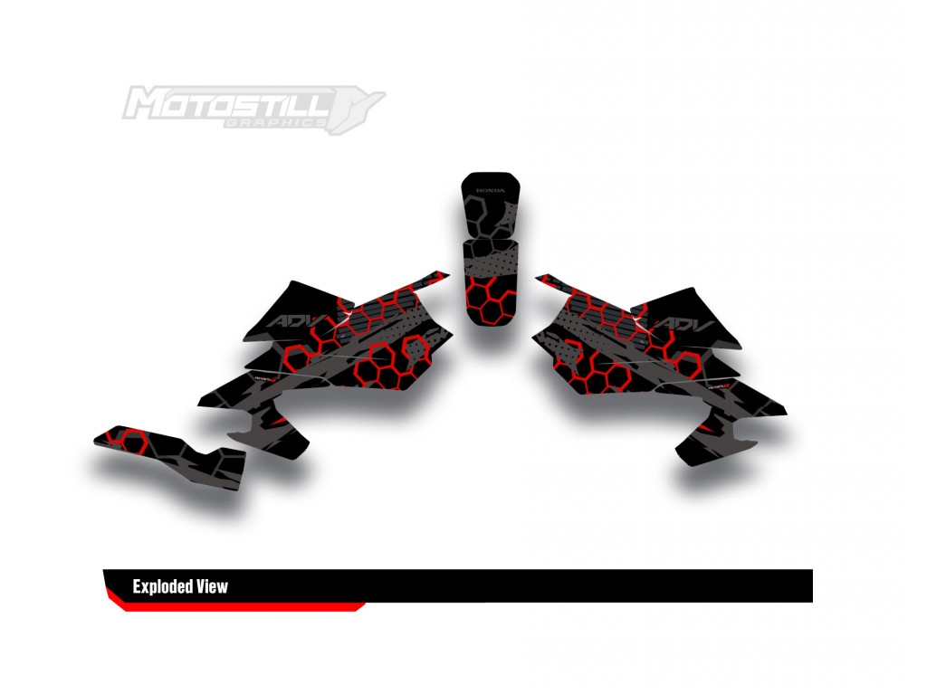 HONDA ADV 350 PROTECTION GRPHIC KIT