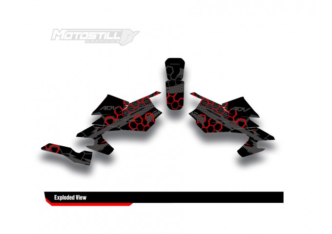 HONDA ADV 350 PROTECTION GRPHIC KIT