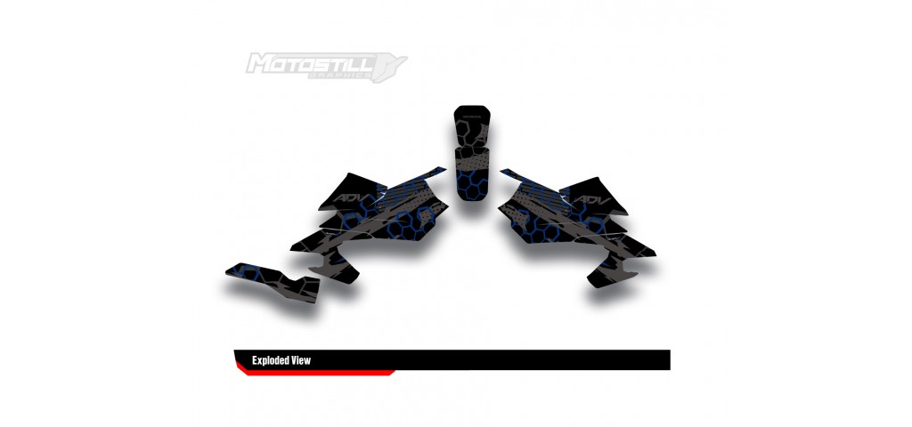 HONDA ADV 350 PROTECTION GRPHIC KIT