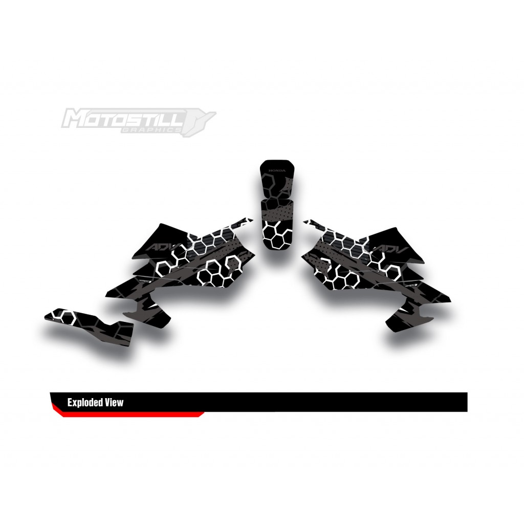 HONDA ADV 350 PROTECTION GRPHIC KIT