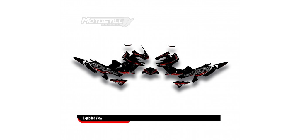 HONDA ADV 350 GRPHIC KIT