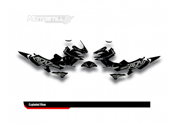 HONDA ADV 350 GRPHIC KIT