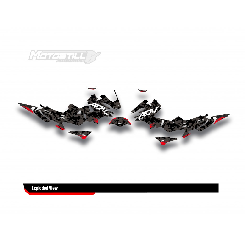 HONDA ADV 350 GRPHIC KIT