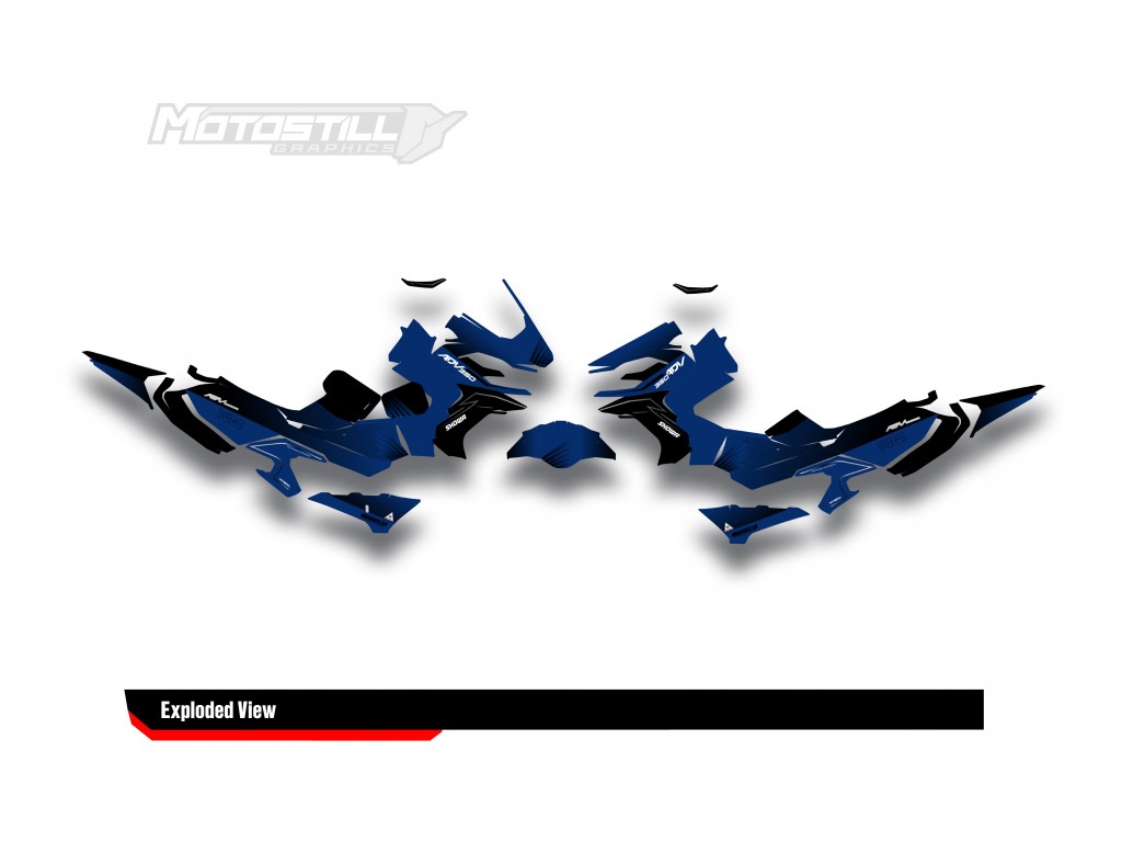 HONDA ADV 350 GRPHIC KIT